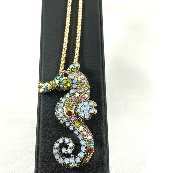 💥SOLD💥 on eBay Betsey Johnson Seahorse Necklace - Picture 4 of 8